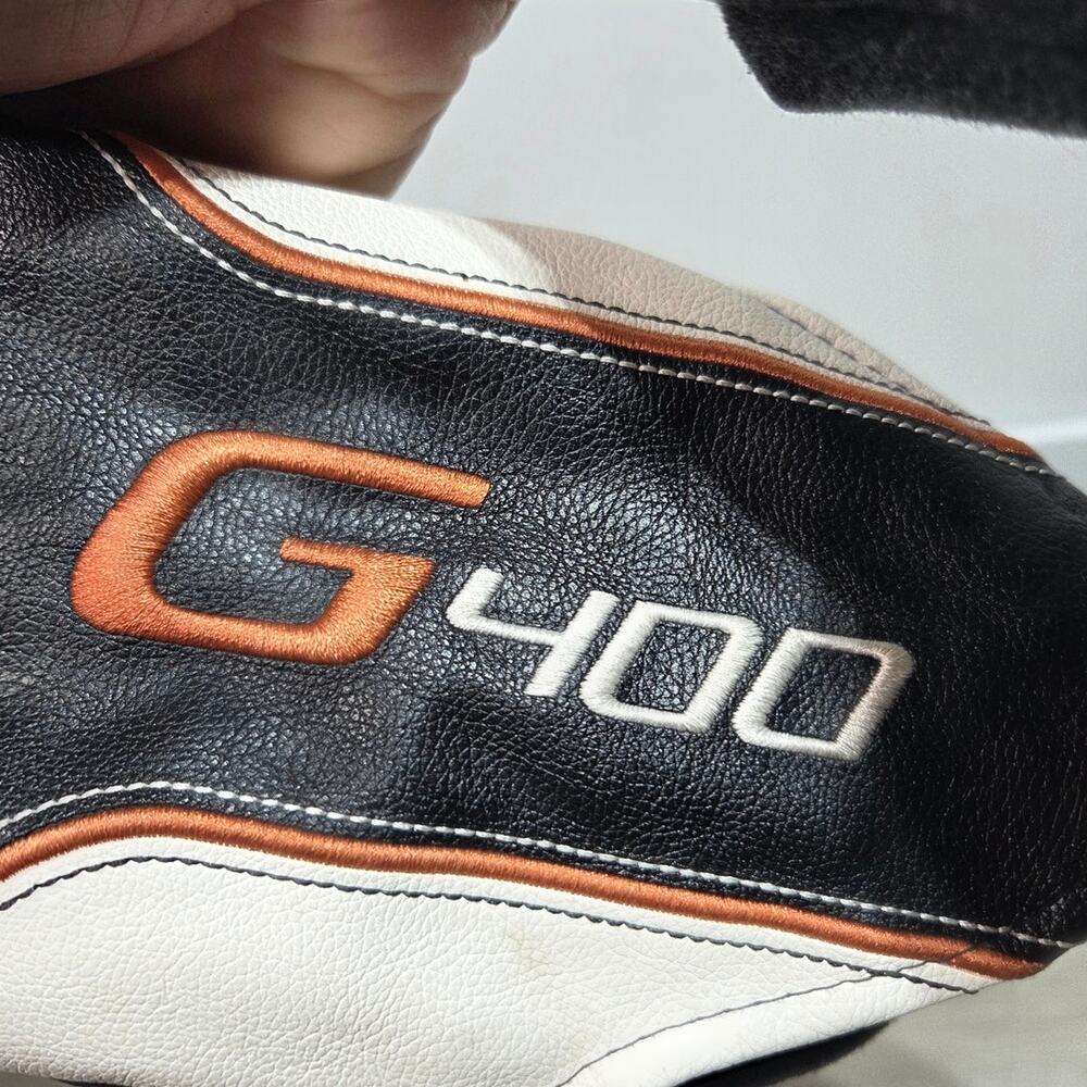 Ping G400 Headcover Black Golf Club Cover Orange & White Detail - Picture 3 of 5